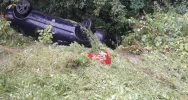Groźnie wyglądające dachowanie Audi - zdjęcie 3