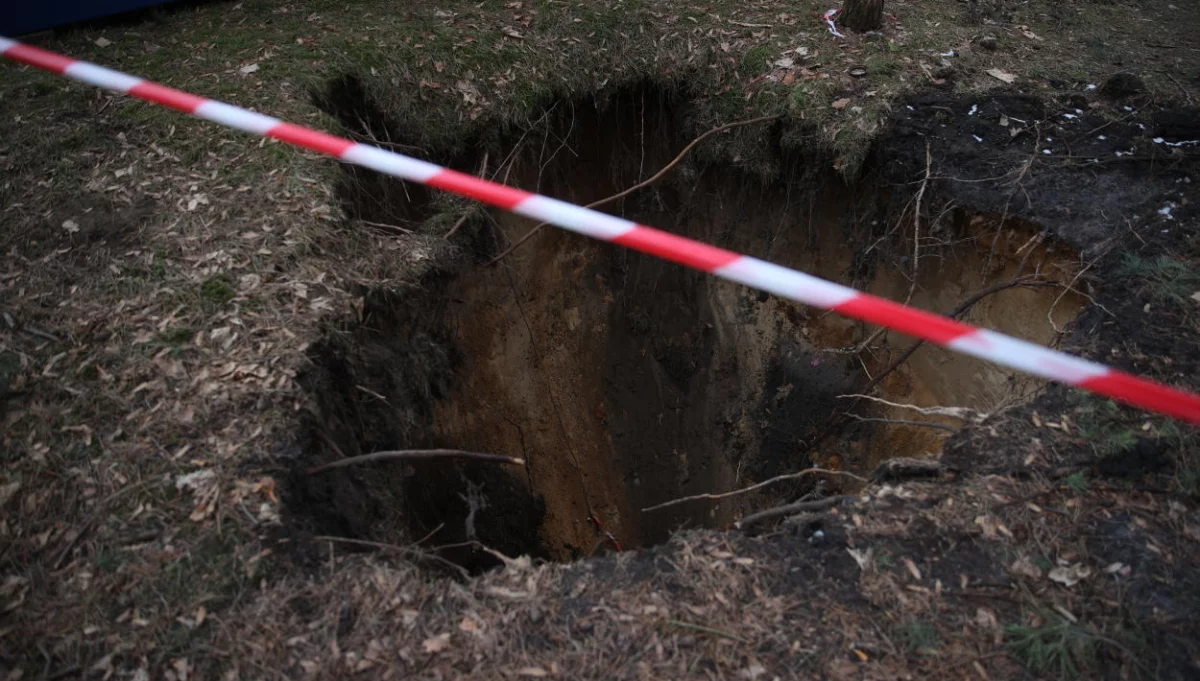 Małopolska: w Trzebini zakończyły się pierwsze prace stabilizujące grunt