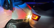 Kolizja straży granicznej w trakcie pościgu za busem migrantami - padły strzały. W środku 28 osób, kierowca uciekł - zdjęcie 3