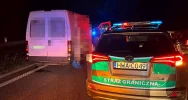 Kolizja straży granicznej w trakcie pościgu za busem migrantami - padły strzały. W środku 28 osób, kierowca uciekł - zdjęcie 5