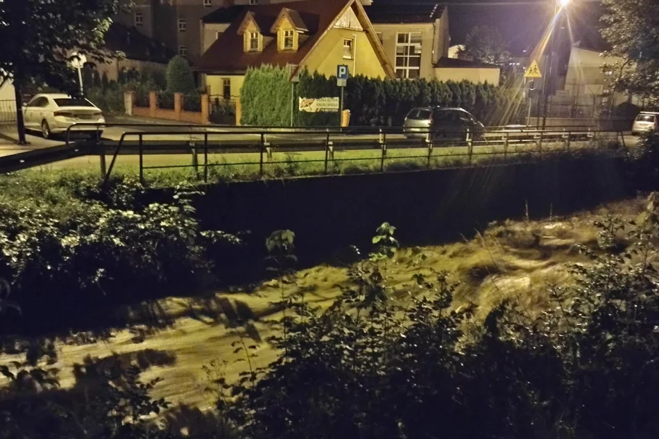 Zalane posesje, ulice i drogi. 36 interwencji - strażacy pracowali całą noc - zdjęcie 5