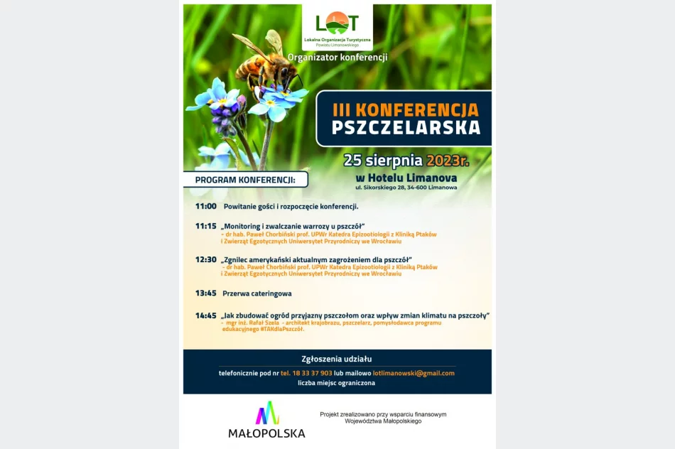 Po raz trzeci odbędzie się konferencja pszczelarska - zdjęcie 2