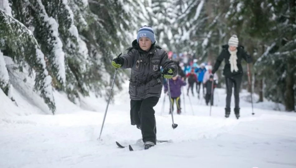 Bieg narciarski i piknik zimowy - zdjęcie 1