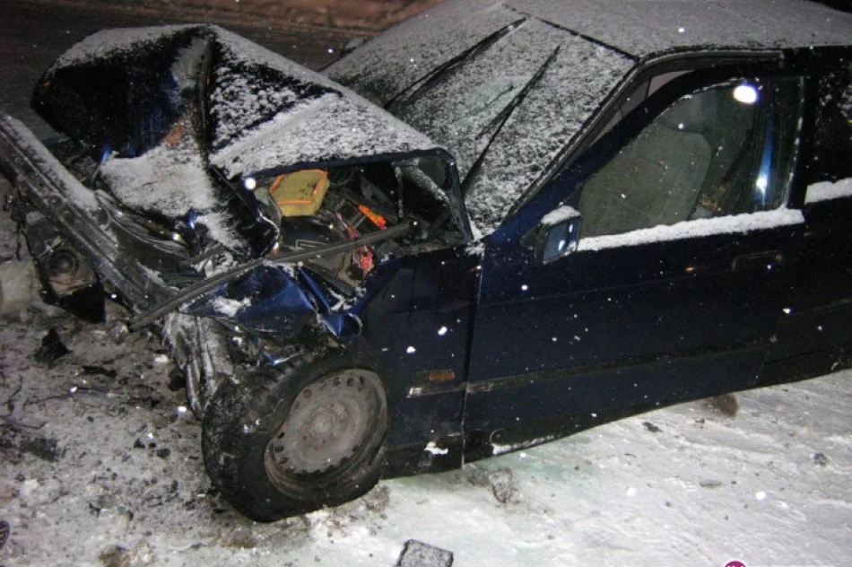 Pościg zakończony zderzeniem czołowym - zdjęcie 4