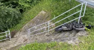 Wypadek motocyklisty na DK28 - zdjęcie 3