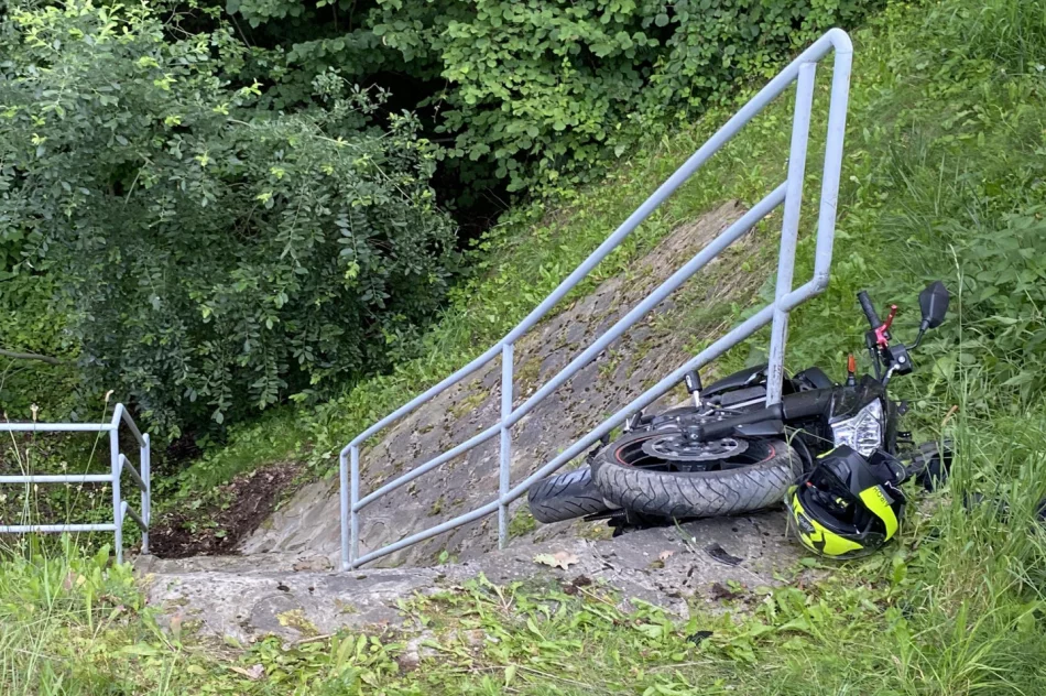 Niespełna 20-letni motocyklista w szpitalu  - zdjęcie 5