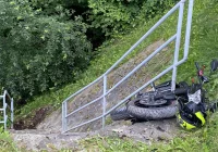 Niespełna 20-letni motocyklista w szpitalu  - zdjęcie główne