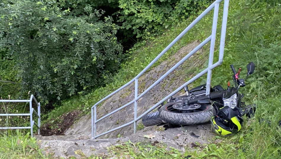 Niespełna 20-letni motocyklista w szpitalu  - zdjęcie 1