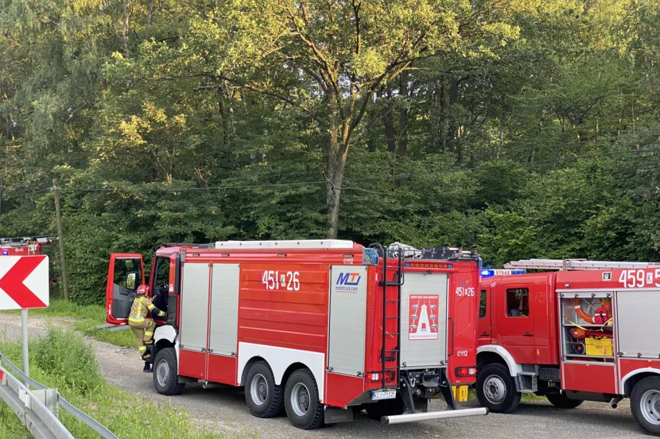 Wypadek motocyklisty na DK28 - zdjęcie 8