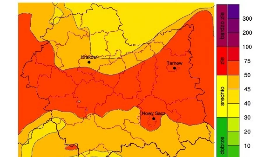 Dziś gorzej niż w Krakowie - zdjęcie 1