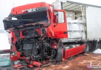 Zderzenie tirów. Koniec utrudnień - zdjęcie główne