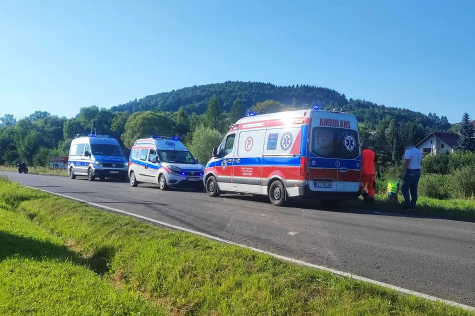 Wypadek skończył się obrażeniami i mandatem  - zdjęcie 6