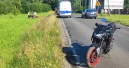 Wypadek motocyklisty - zdjęcie 3