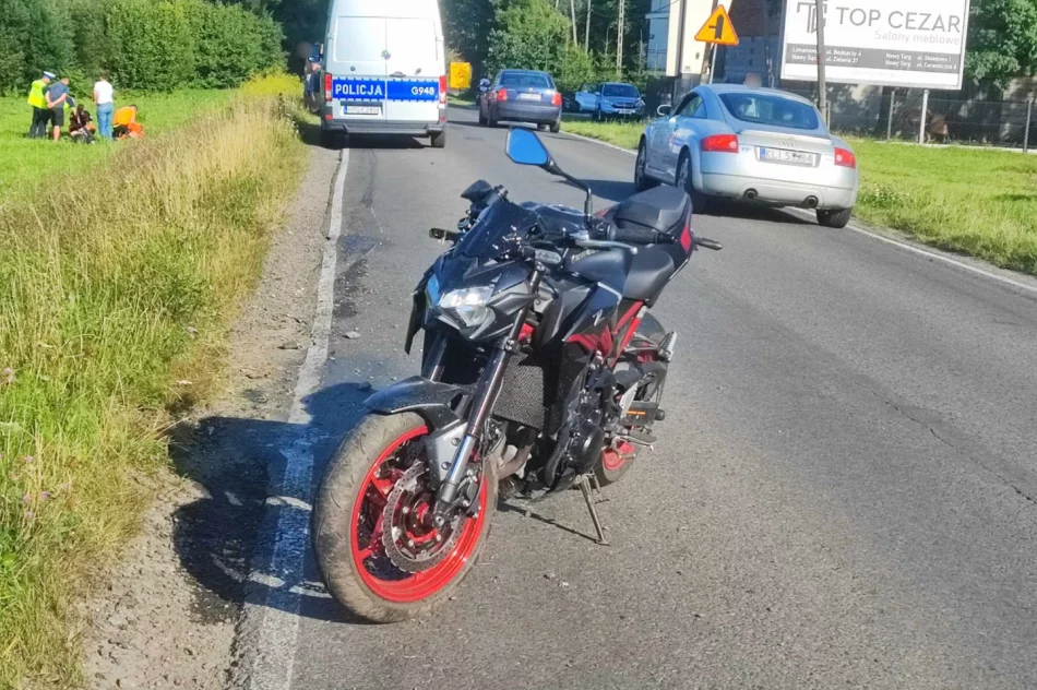 Wypadek skończył się obrażeniami i mandatem  - zdjęcie 3