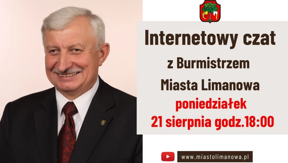 W poniedziałek czat z burmistrzem