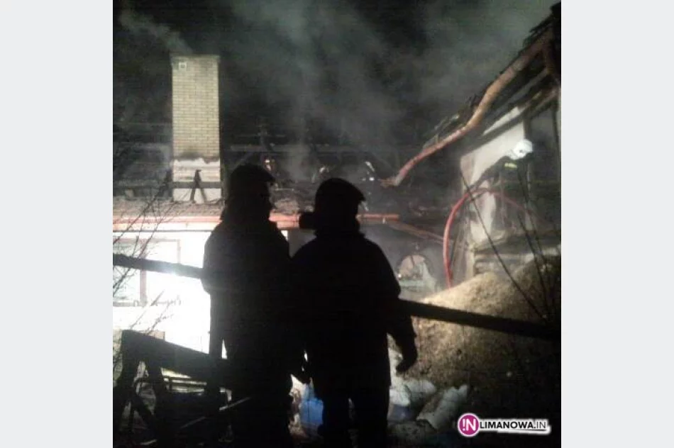 Pożar gospodarstwa - 350 tys. zł strat - zdjęcie 3