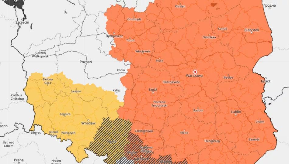 Ponowne ostrzeżenie o upale dla większości Polski - drugi stopień zagrożenia - zdjęcie 1