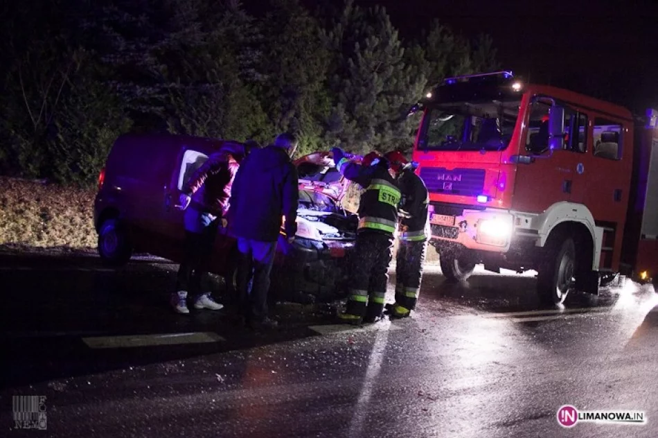 Dwa wypadki, a na drodze lód - zdjęcie 3