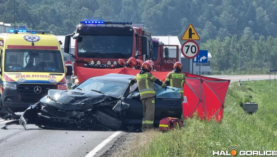 Śmiertelny wypadek na DK 28 w Gorlicach. Koniec utrudnień - zdjęcie 1