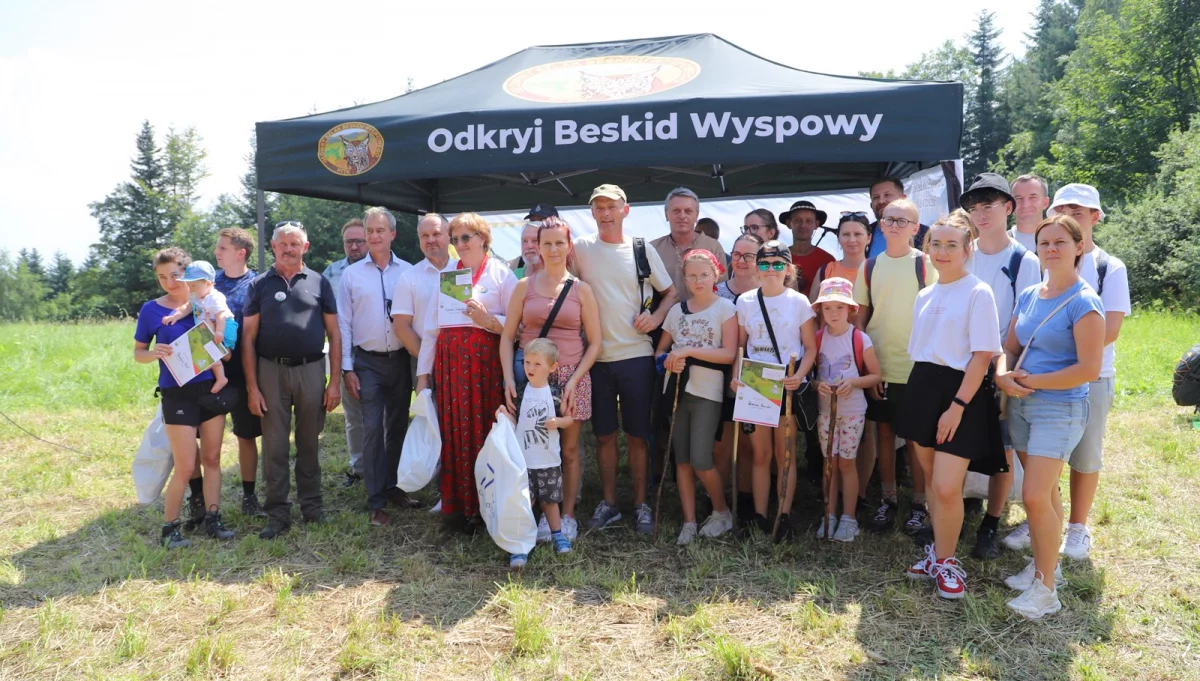Udany debiut góry Golców podczas Odkrywania Beskidu Wyspowego