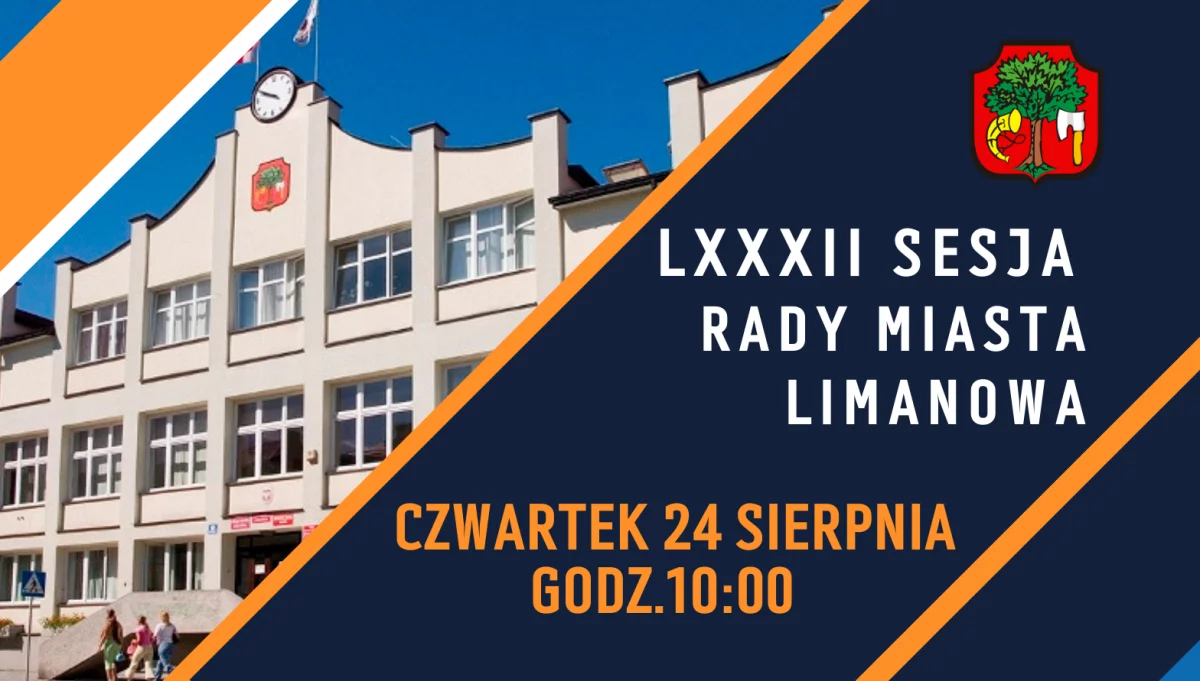 Sesja Rady Miasta Limanowa – 24 sierpnia godz.10:00