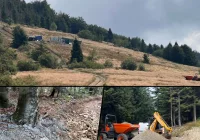 Prace na Mogielicy wznowione. Dewastacja ścieżki partyzanckiej, która zamienia się w drogę - zdjęcie główne