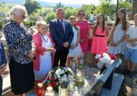 Uroczystość patriotyczna przy grobie porucznika Jana Wróbla - zdjęcie główne