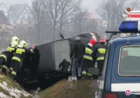 Wypadek straży. Poszkodowana komendant - zdjęcie główne