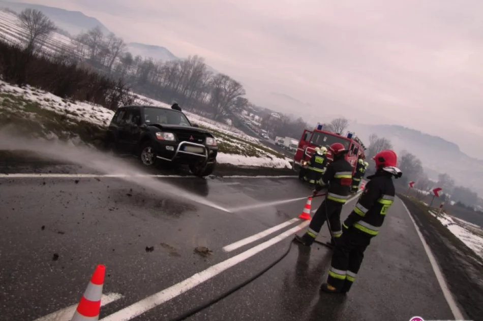 Wypadek straży. Poszkodowana komendant - zdjęcie 3