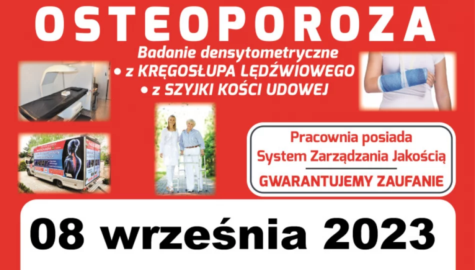 Zbadaj swoje kości - badanie osteoporozy w Limanowej - zdjęcie 1