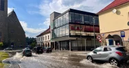 Rynek w Limanowej zalany - kolejny już raz  - zdjęcie 3