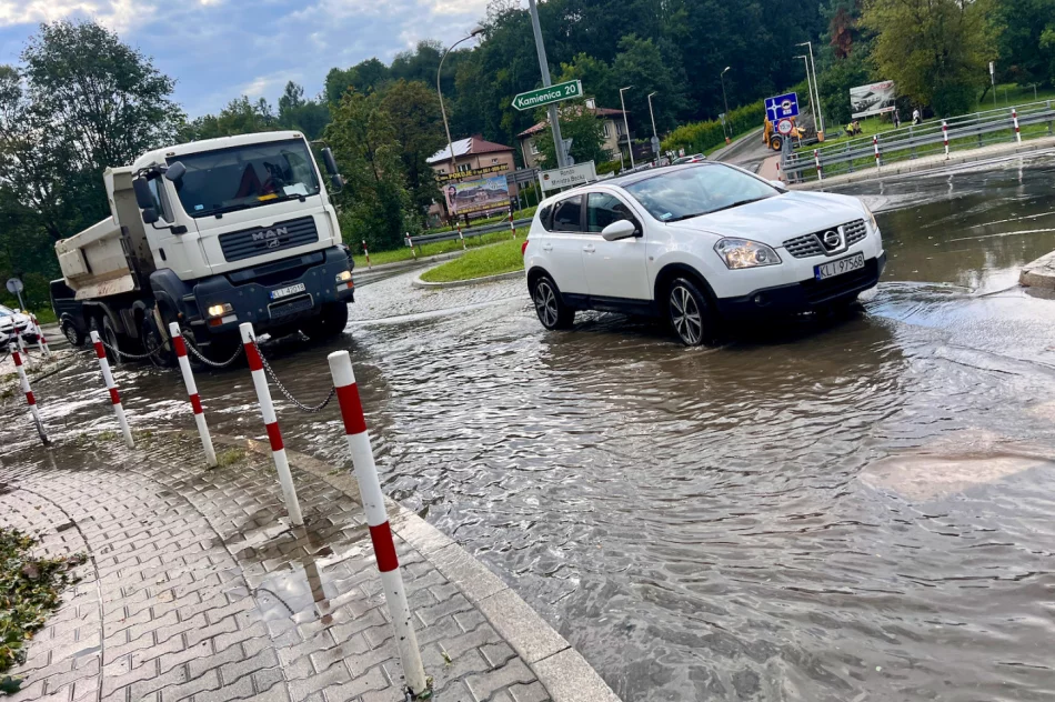 Rynek w Limanowej zalany - kolejny już raz  - zdjęcie 9