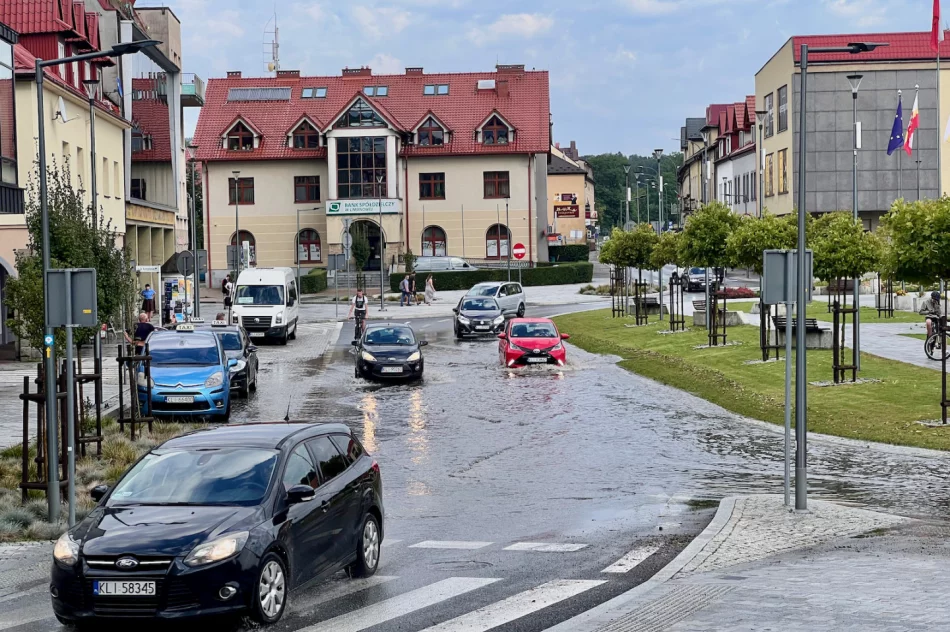 Rynek w Limanowej zalany - kolejny już raz  - zdjęcie 11