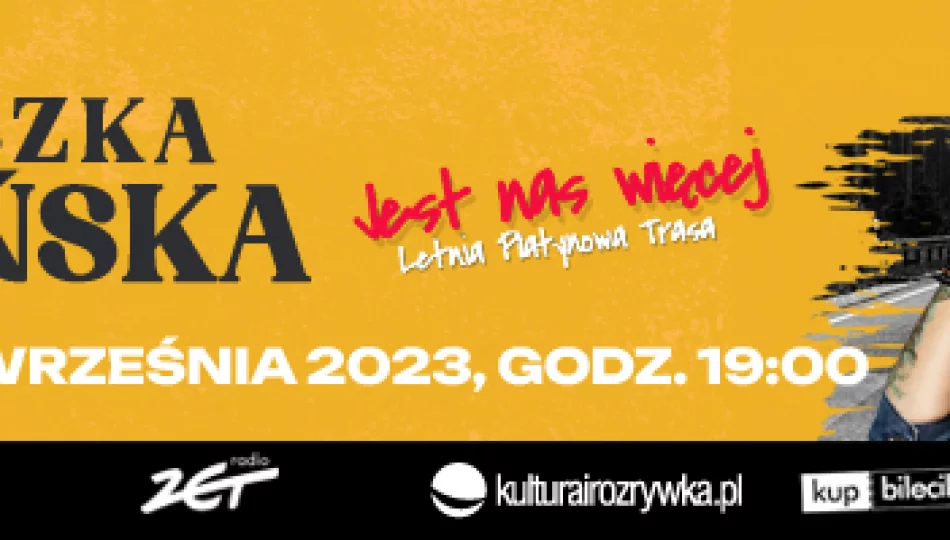 Trasa koncertowa Agnieszki Chylińskiej „Jest nas więcej” - koncert w Nowym Sączu - zdjęcie 1