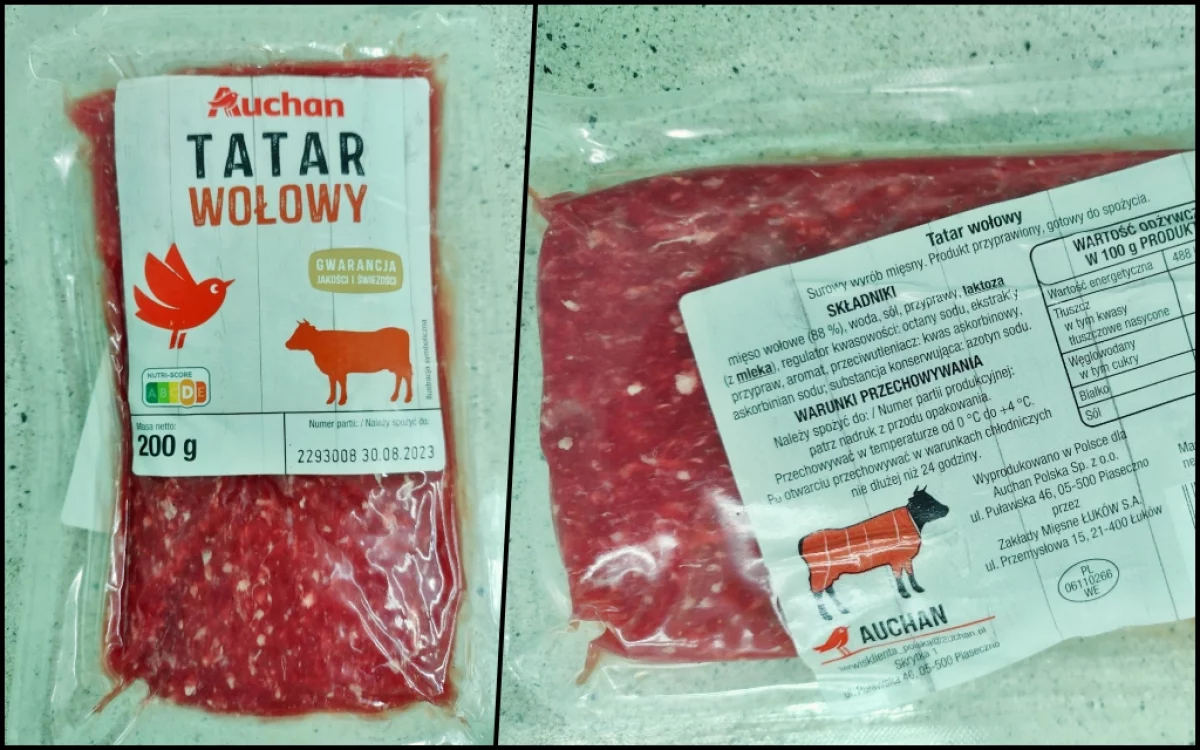 Uwaga: w tym produkcie wykryto bakterie