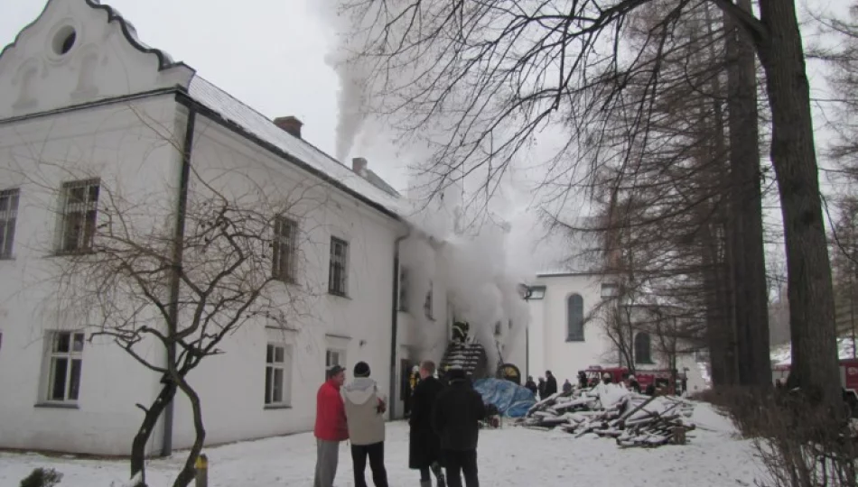 Pożar w klasztorze. 300 tys. zł strat - zdjęcie 1