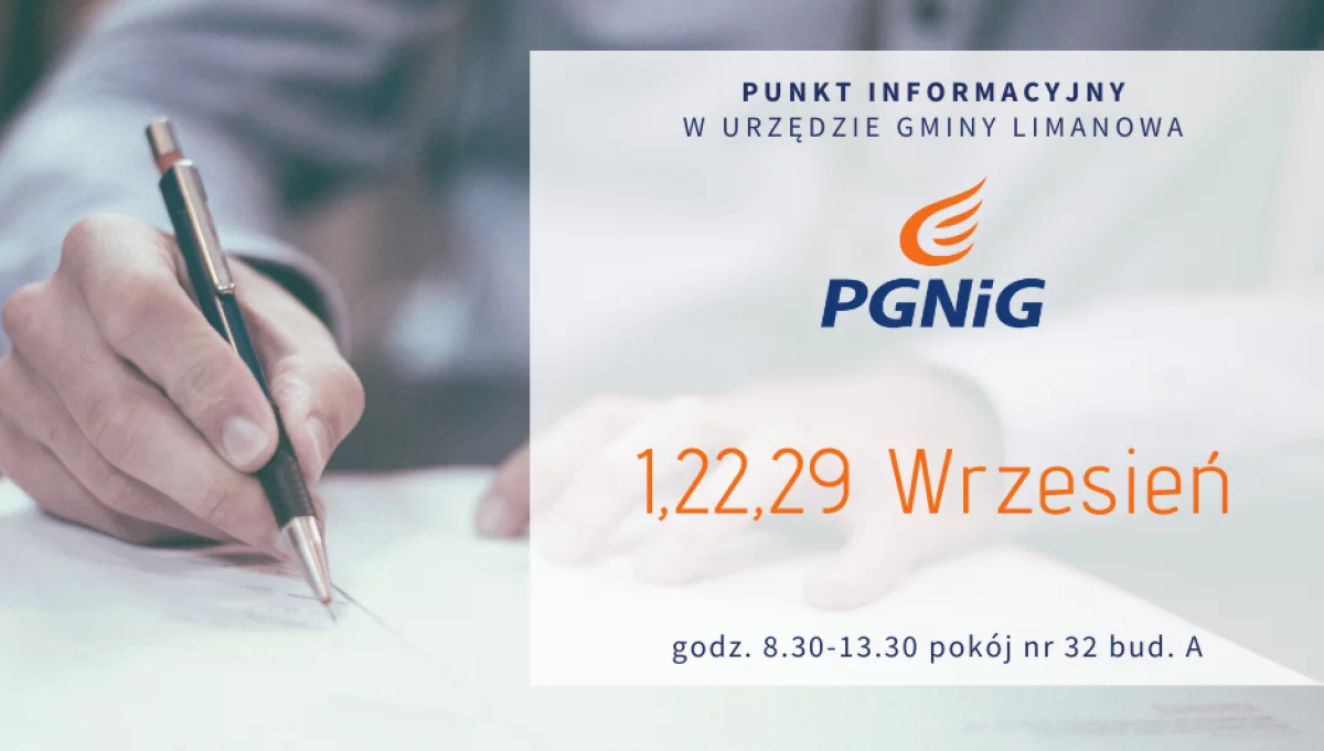 Dyżury doradcy PGNiG wrzesień 2023