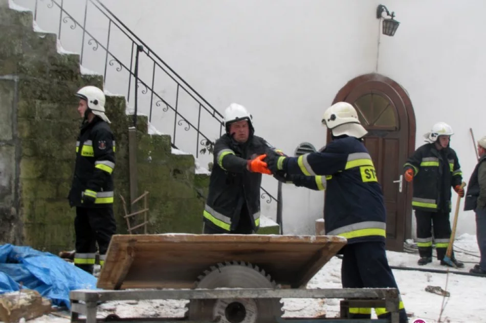 Pożar w klasztorze. 300 tys. zł strat - zdjęcie 4