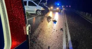Mercedes w przydrożnym rowie - zdjęcie 2