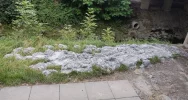 Beton z remontu chodnika wyrzucony... pod most - zdjęcie 5