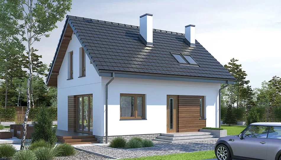 Projekt domu z poddaszem od MURATORA - zdjęcie 1