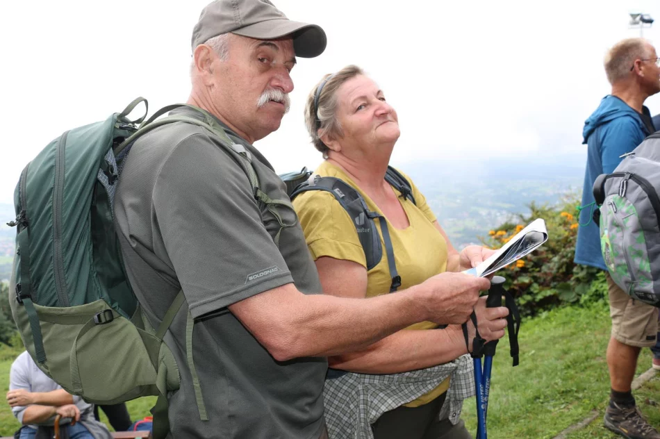 W niedzielę 3 września w ramach akcji „Odkryj Beskid Wyspowy” turyści odkrywali Miejską Górę - zdjęcie 6