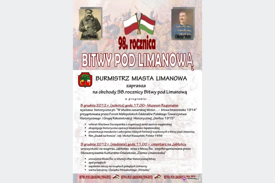 98. rocznica bitwy pod Limanową - zdjęcie 2