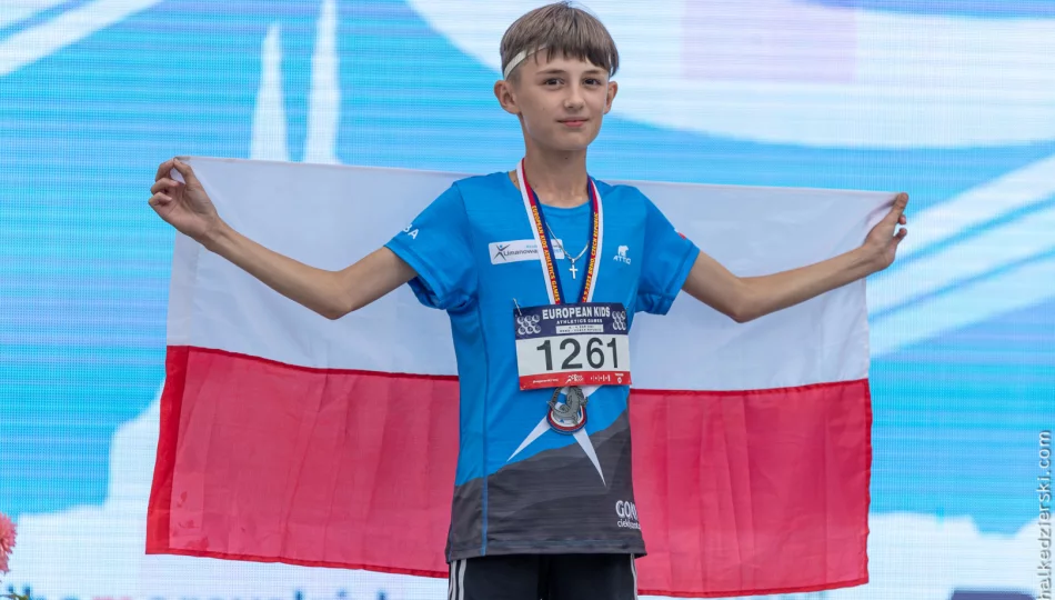 Zawodnik Klubu „Limanowa Forrest” Jakub Bugański wicemistrzem Europy w biegu na 600 metrów - zdjęcie 1
