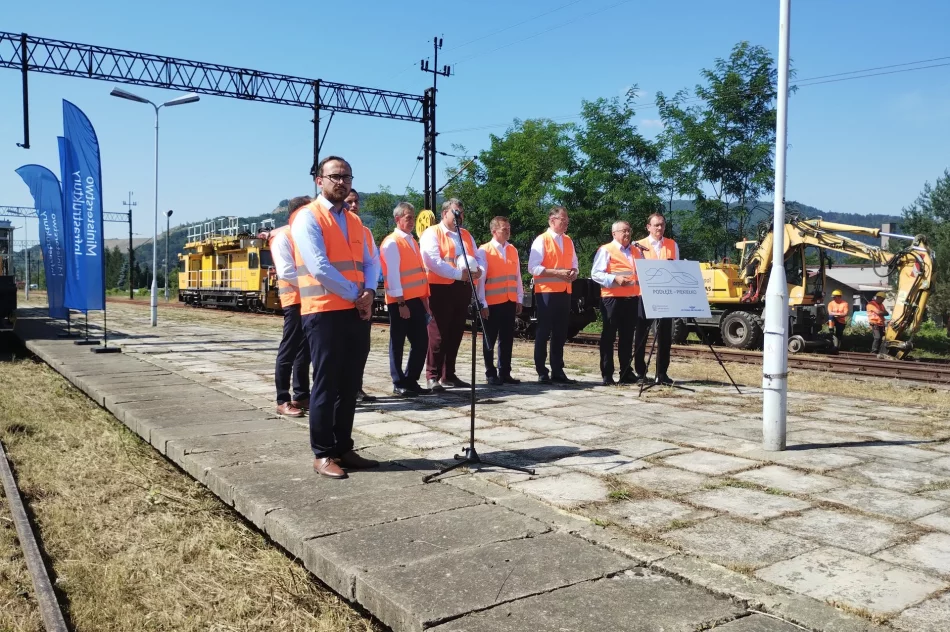 Ruszyła modernizacja kolejnego odcinka „104”. Pociągiem z Limanowej do Nowego Sącza w 2026 roku - zdjęcie 2