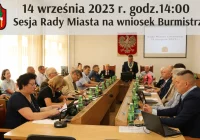 Sesja Rady Miasta Limanowa na wniosek Burmistrza – 14 września godz.14:00 - zdjęcie główne