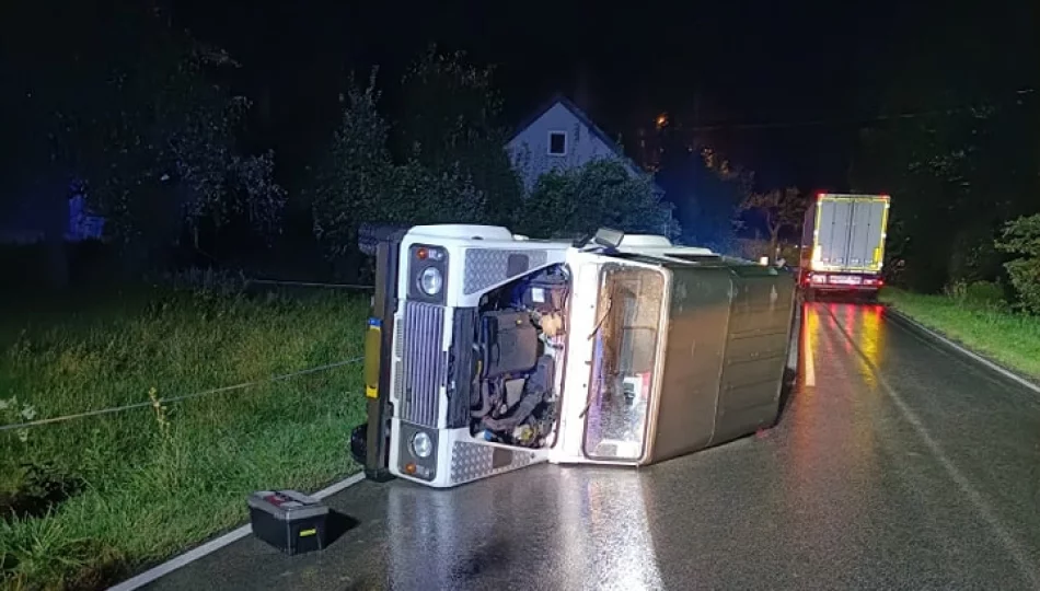 Nie dostosował prędkości i doprowadził do wywrócenia auta - zdjęcie 1