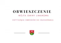 Obwieszczenie dotyczące obwodów do głosowania. - zdjęcie główne