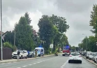 Kolizja samochodów i ogromne korki - zdjęcie główne
