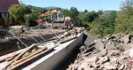 Zaawansowane prace nad stabilizacją osuwiska przy ul. Paderewskiego - zdjęcie 3